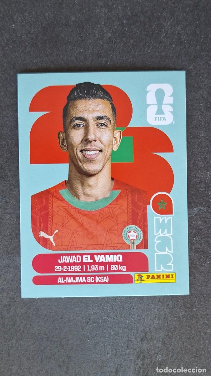 Cromos de F&uacute;tbol: L1 EL YAMIQ SELECCION MARRUECOS 8 MUNDIAL FIFA WORLD CUP 2026 PANINI NUNCA PEGADO SIN PEGAR