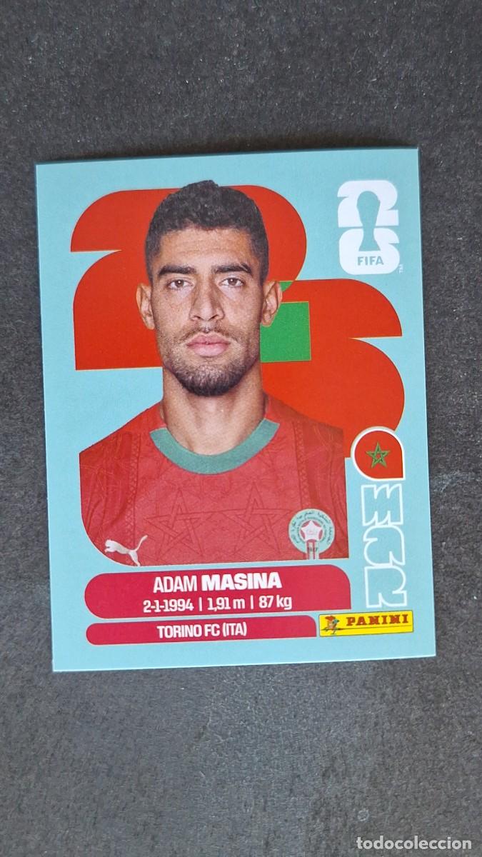 Cromos de F&uacute;tbol: L1 MASINA SELECCION MARRUECOS 9 MUNDIAL FIFA WORLD CUP 2026 PANINI NUNCA PEGADO SIN PEGAR