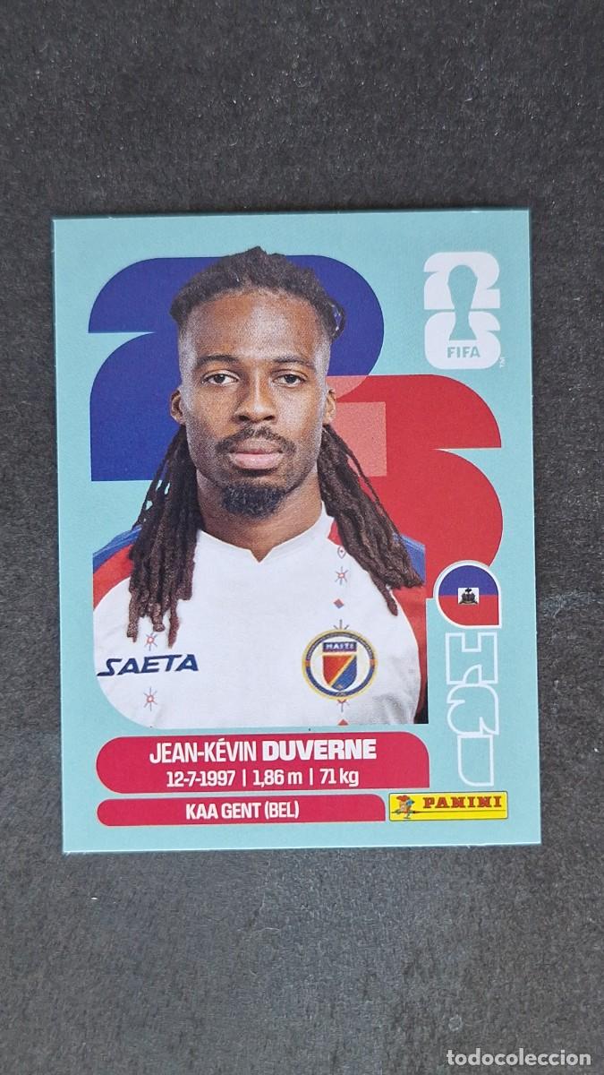 Cromos de Futebol: L1 DUVERNE SELECCION HAITI 5 MUNDIAL FIFA WORLD CUP 2026 PANINI NUNCA PEGADO SIN PEGAR