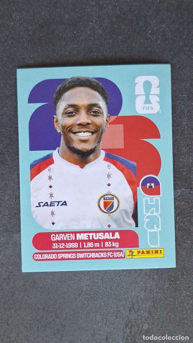 Cromos de F&uacute;tbol: L1 METUSALA SELECCION HAITI 8 MUNDIAL FIFA WORLD CUP 2026 PANINI NUNCA PEGADO SIN PEGAR