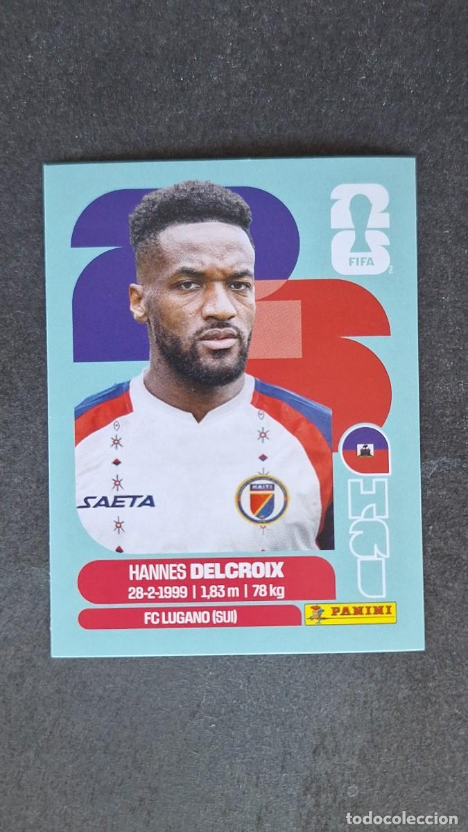 Cromos de F&uacute;tbol: L1 HANNES DELCROIX SELECCION HAITI 9 MUNDIAL FIFA WORLD CUP 2026 PANINI NUNCA PEGADO SIN PEGAR