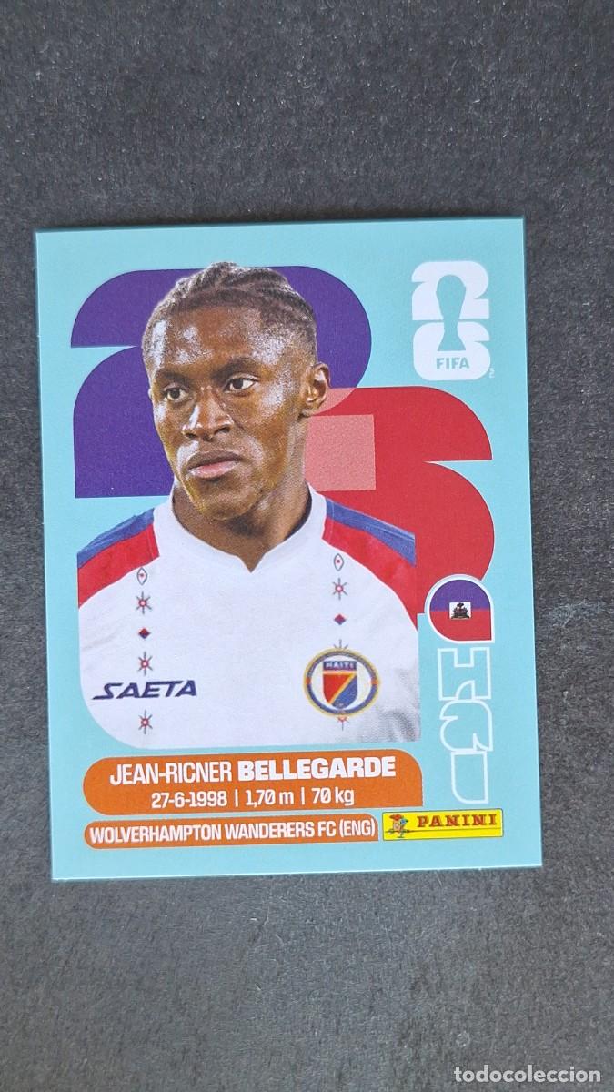 Cromos de F&uacute;tbol: L1 BELLEGARDE SELECCION HAITI 12 MUNDIAL FIFA WORLD CUP 2026 PANINI NUNCA PEGADO SIN PEGAR