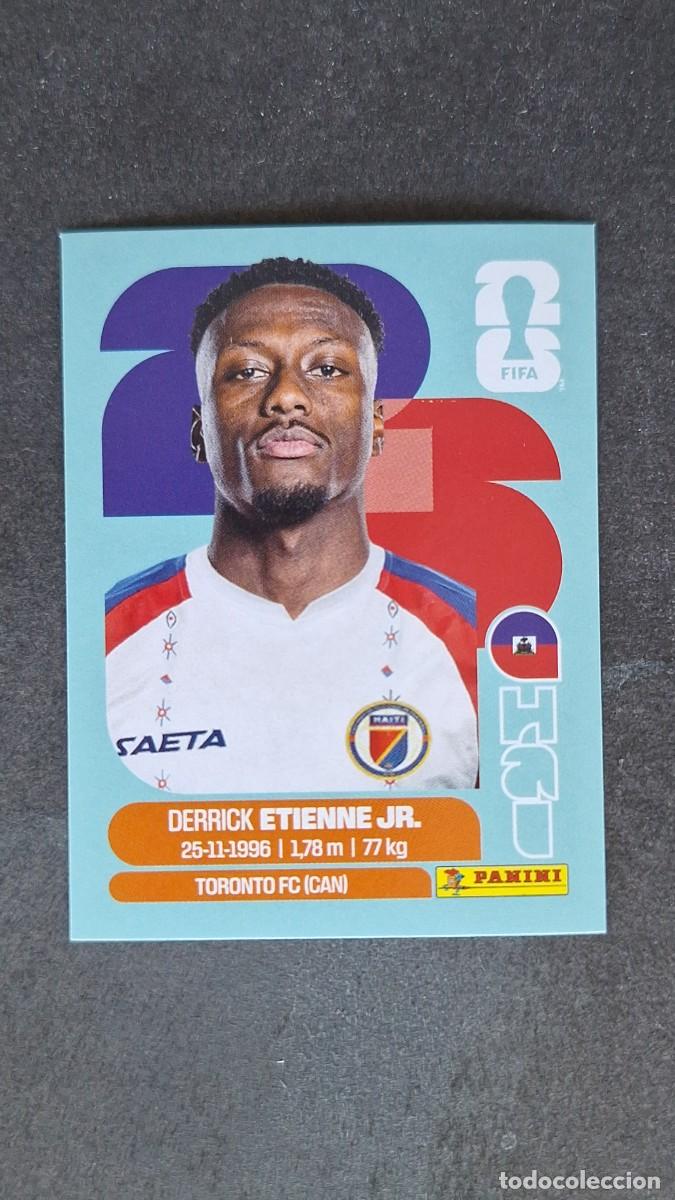 Cromos de F&uacute;tbol: L1 ETIENNE JR. SELECCION HAITI 15 MUNDIAL FIFA WORLD CUP 2026 PANINI NUNCA PEGADO SIN PEGAR