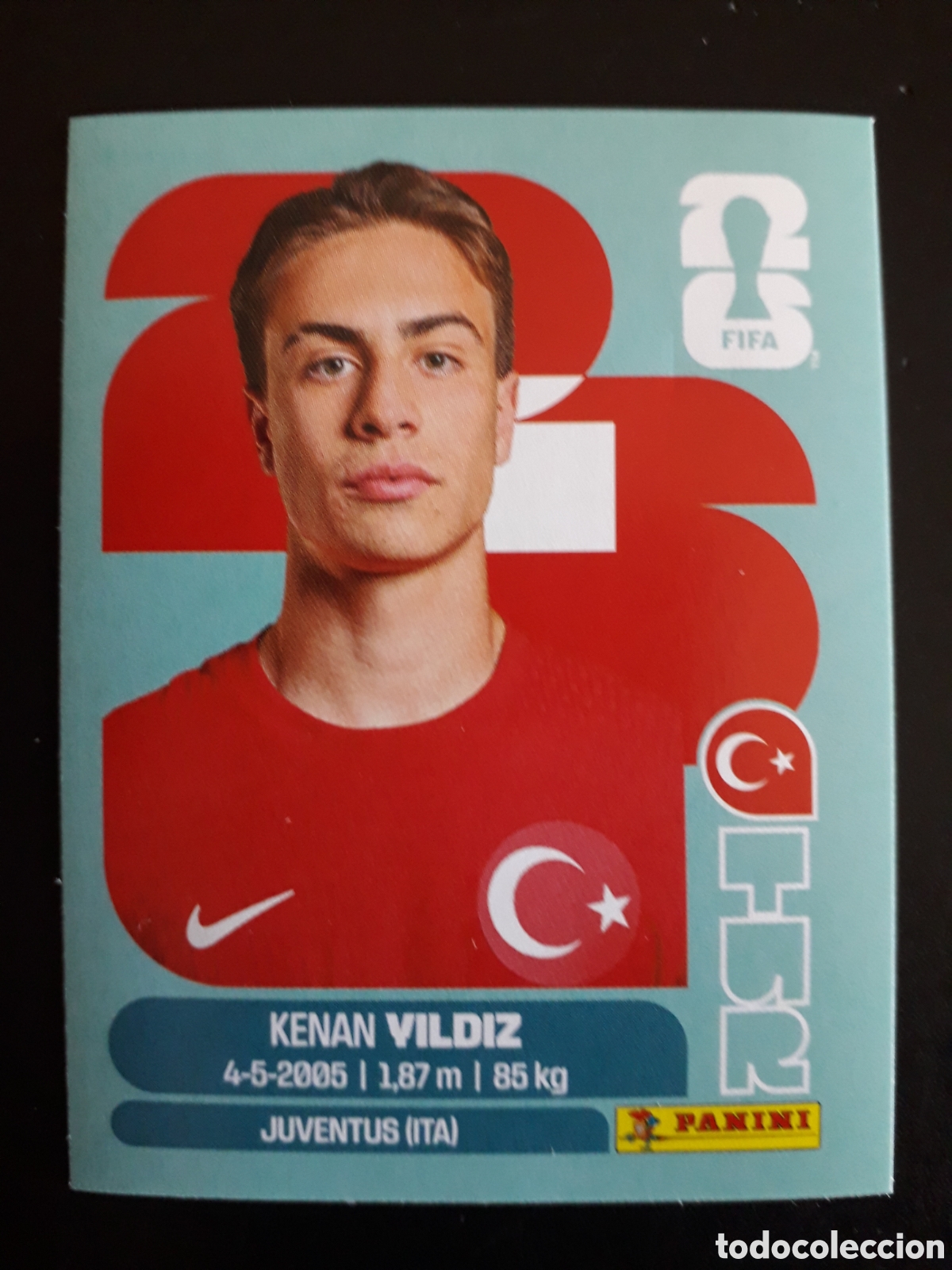 Cromos de F&uacute;tbol: VILDIZ TURQU&Iacute;A TUR 20 MUNDIAL F&Uacute;TBOL 2026 FIFA WORLD CUP PANINI SIN PEGAR PEDIDO M&Iacute;NIMO 3&euro;