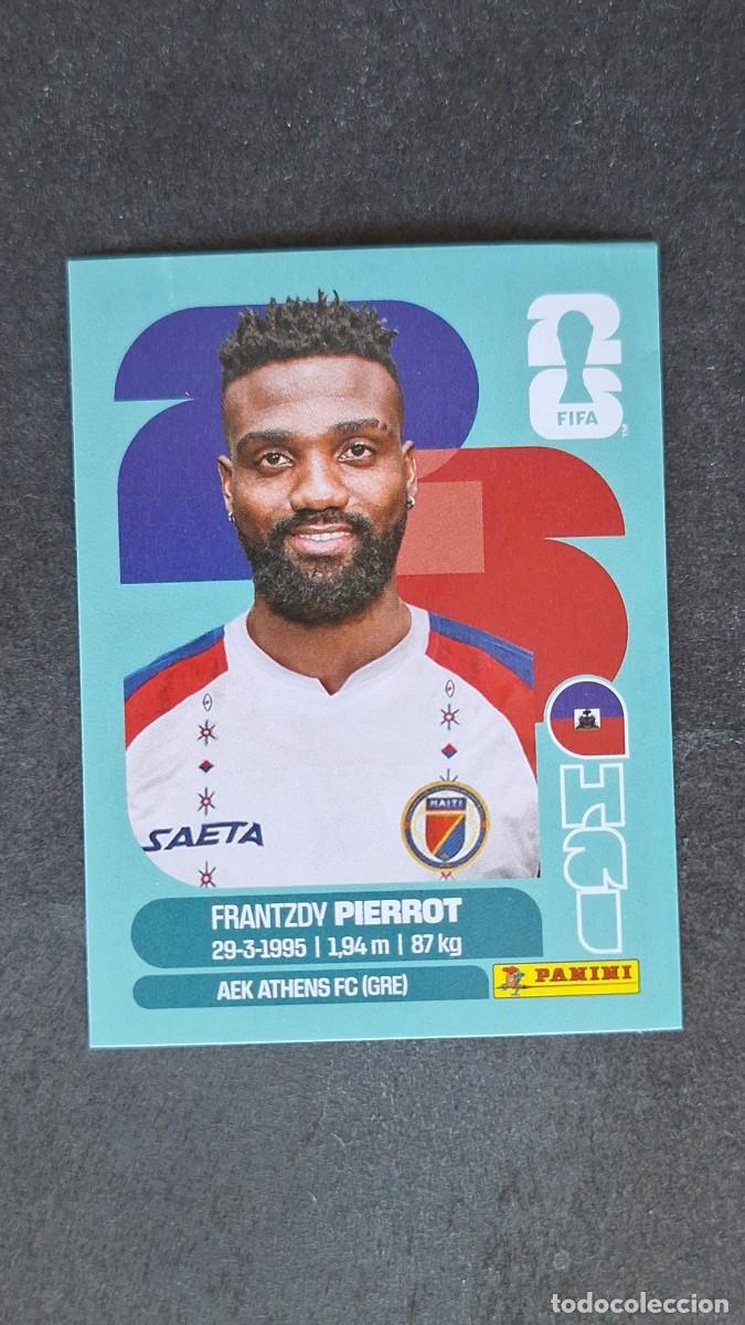 Cromos de F&uacute;tbol: L1 PIERROT SELECCION HAITI 20 MUNDIAL FIFA WORLD CUP 2026 PANINI NUNCA PEGADO SIN PEGAR