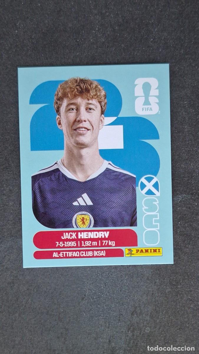 Cromos de F&uacute;tbol: L1 HENDRY SELECCION ESCOCIA 3 MUNDIAL FIFA WORLD CUP 2026 PANINI NUNCA PEGADO SIN PEGAR
