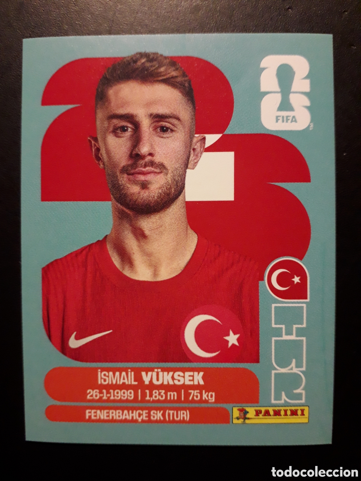 Cromos de F&uacute;tbol: Y&Uuml;KSEK TURQU&Iacute;A TUR 10 MUNDIAL F&Uacute;TBOL 2026 FIFA WORLD CUP PANINI SIN PEGAR PEDIDO M&Iacute;NIMO 3&euro;