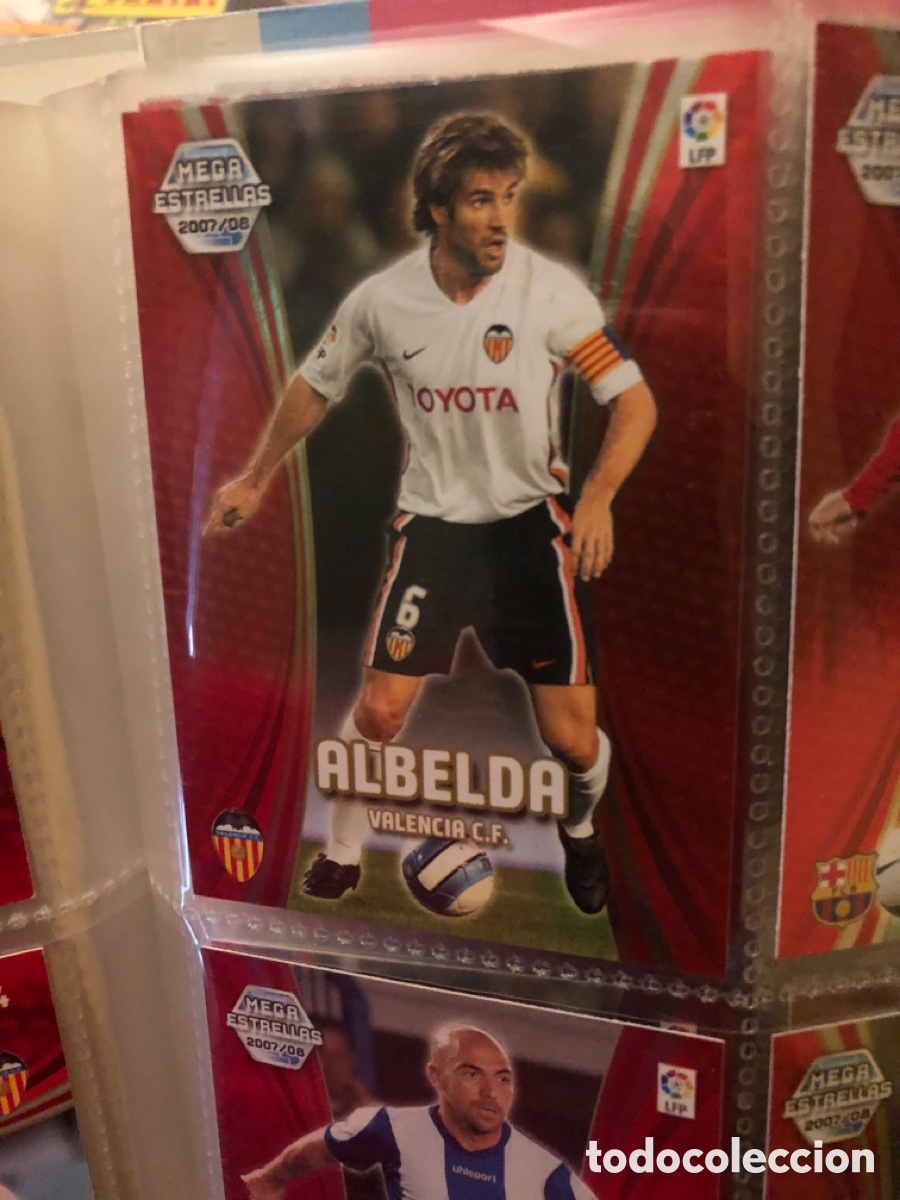 Cromos de F&uacute;tbol: Megacracks 2007 2008 mega estrellas &aacute;lbelda 370 valencia