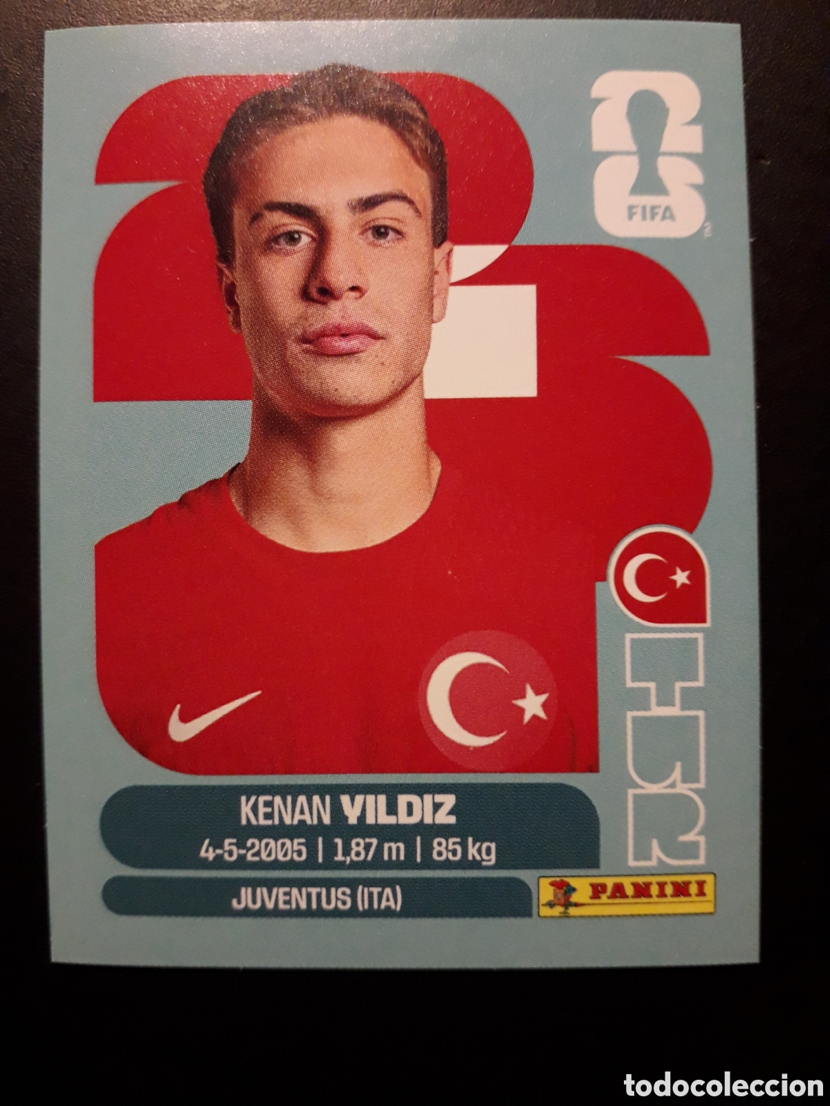Cromos de F&uacute;tbol: VILDIZ TURQU&Iacute;A TUR 20 MUNDIAL F&Uacute;TBOL 2026 FIFA WORLD CUP PANINI SIN PEGAR PEDIDO M&Iacute;NIMO 3&euro;