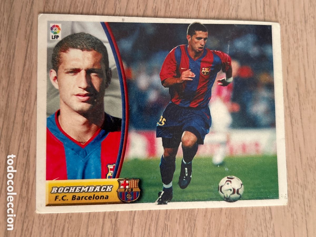 Cromos de F&uacute;tbol: ROCHEMBACK BAJA BARCELONA LIGA ESTE 2003 2004 03 04 NUNCA PEGADO SIN PEGAR