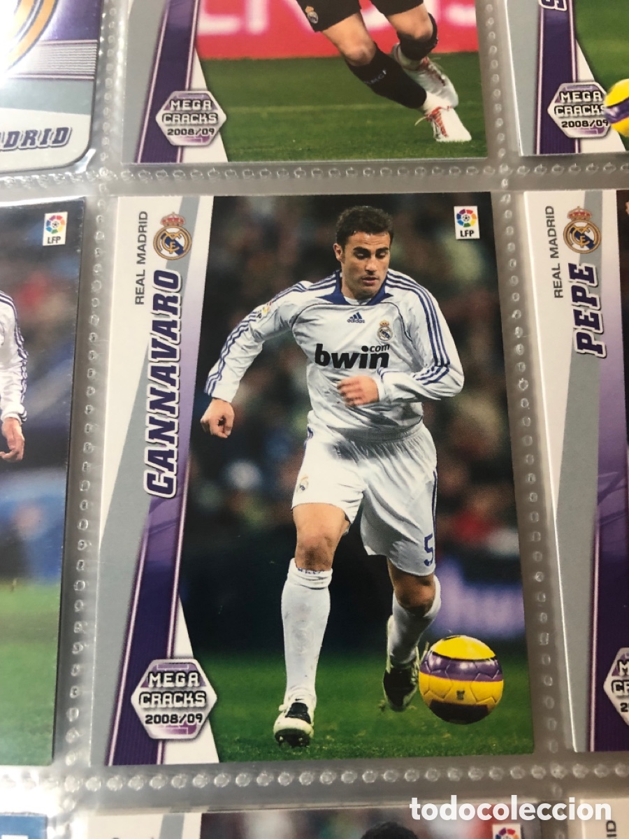 Football Stickers: Megacracks 2008 2009 cannavaro 149 real Madrid