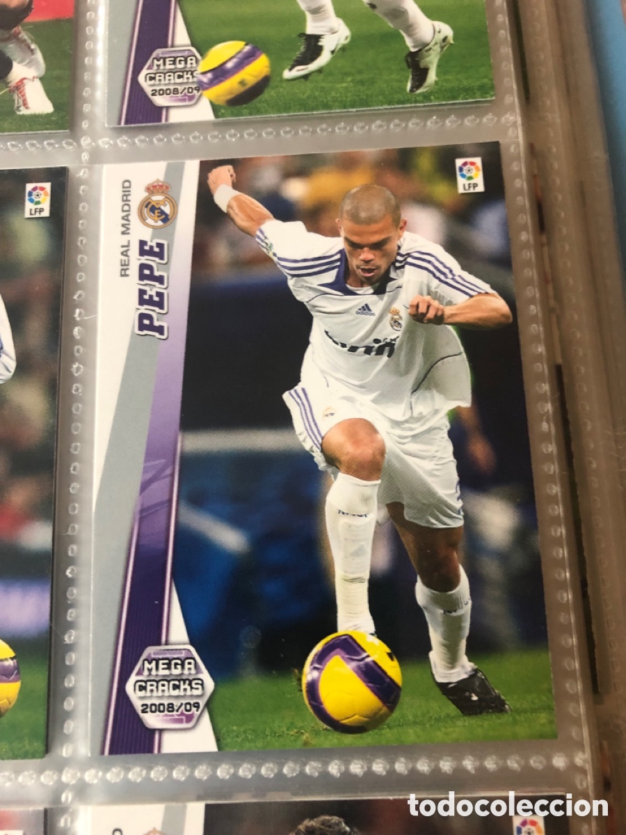 Football Stickers: Megacracks 2008 2009 pepe 150 real Madrid