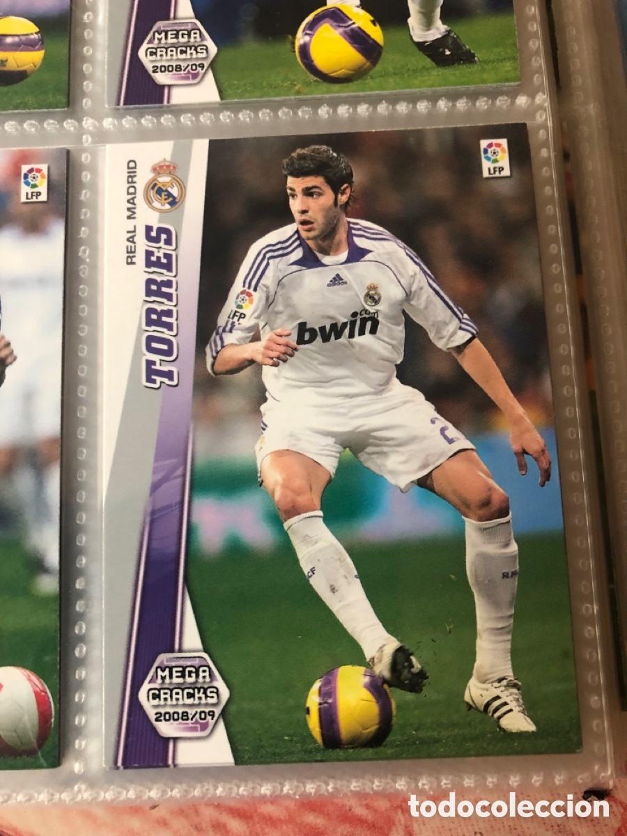 Football Stickers: Megacracks 2008 2009 torres 153 real Madrid