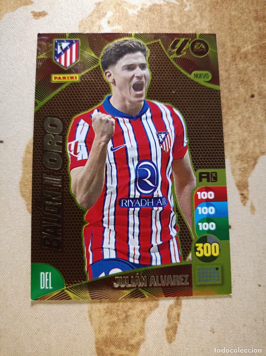Football Stickers: # Bal&oacute;n de oro JULIAN &Aacute;LVAREZ Adrenalyn 2024-25