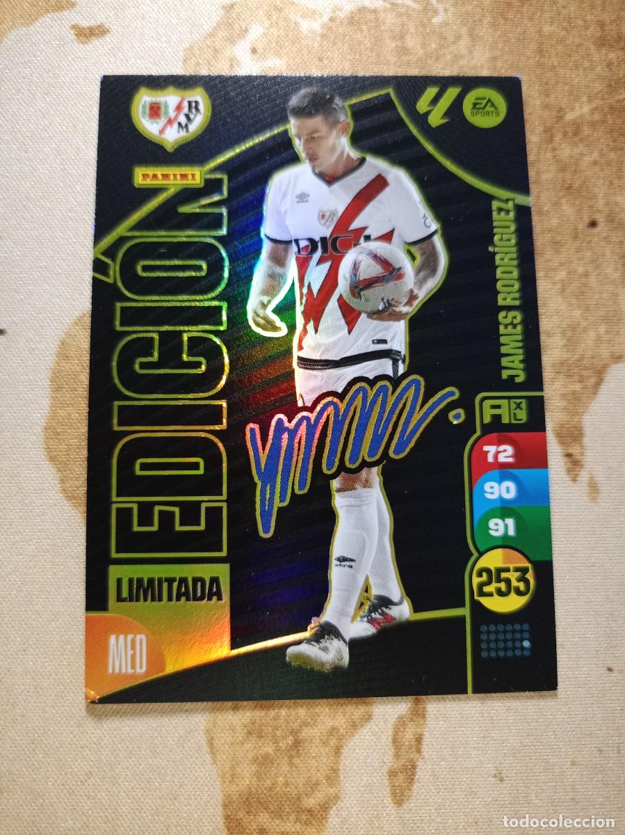 Football Stickers: # Edici&oacute;n Limitada Firmada JAMES RODR&Iacute;GUEZ Adrenalyn 2024-25
