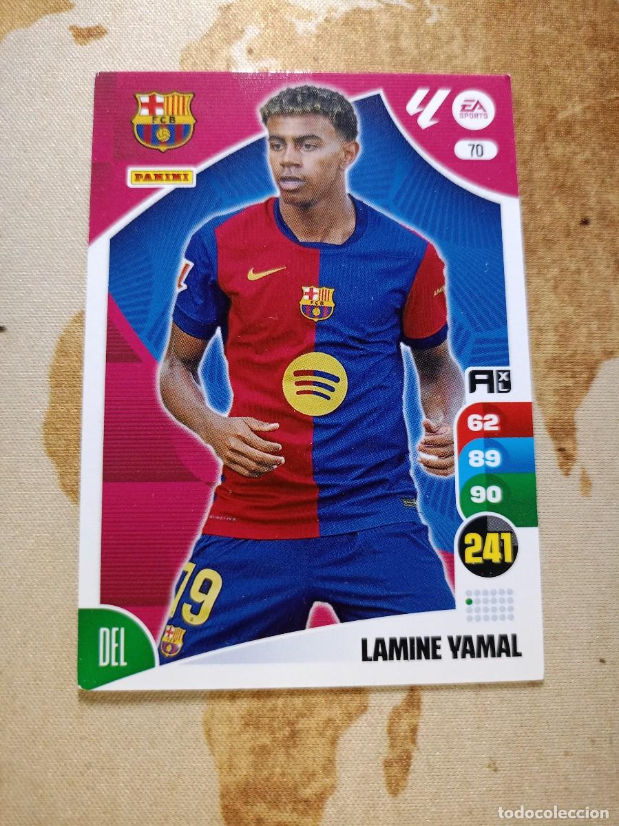 Fu&szlig;ball-Sticker: # Barcelona 70 LAMINE YAMAL Adrenalyn 2024-25
