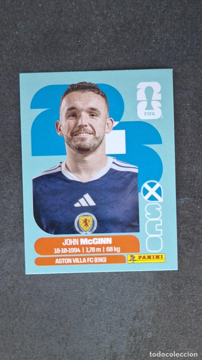 Cartes &agrave; collectionner de Football: L1 McGINN SELECCION ESCOCIA 17 MUNDIAL FIFA WORLD CUP 2026 PANINI NUNCA PEGADO SIN PEGAR