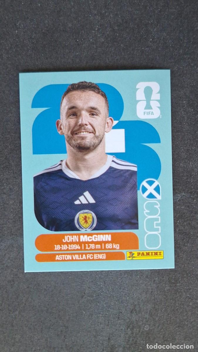 Cartes &agrave; collectionner de Football: L1 McGINN SELECCION ESCOCIA 17 MUNDIAL FIFA WORLD CUP 2026 PANINI NUNCA PEGADO SIN PEGAR