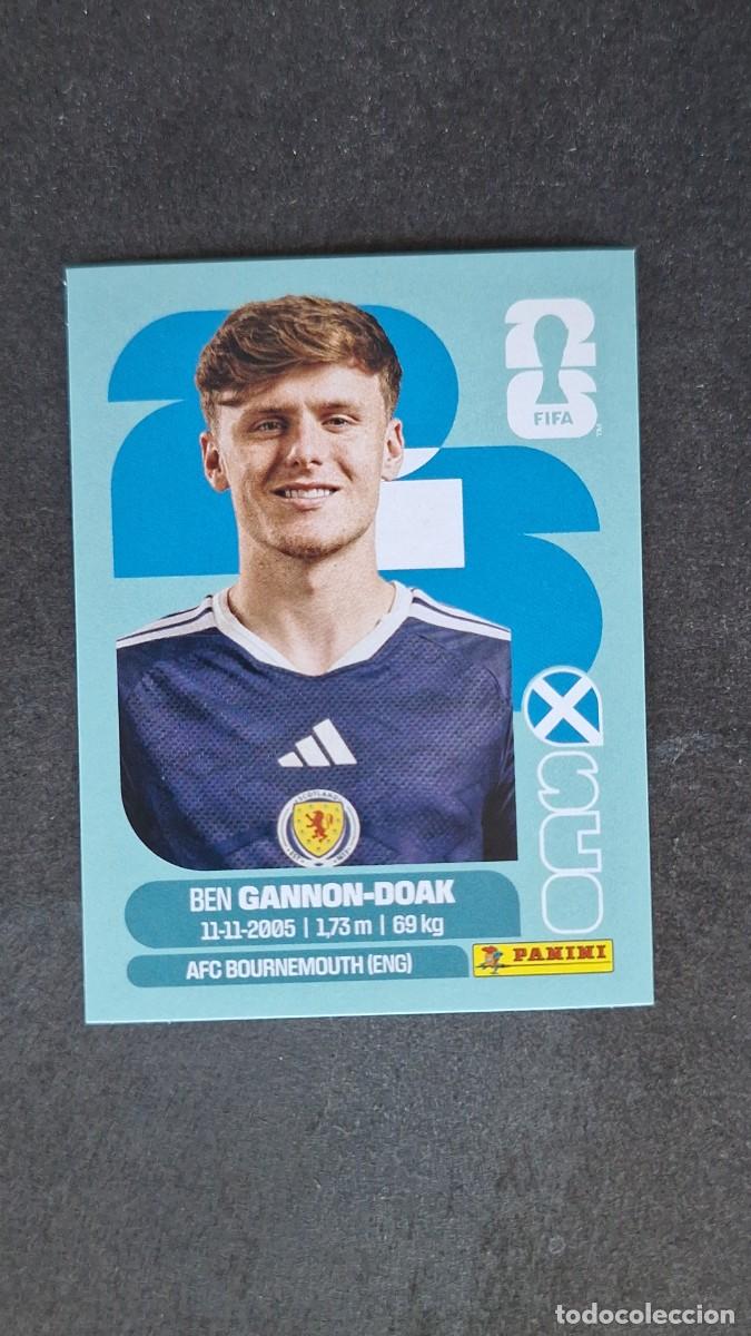 Cromos de F&uacute;tbol: L1 GANNON-DOAK SELECCION ESCOCIA 20 MUNDIAL FIFA WORLD CUP 2026 PANINI NUNCA PEGADO SIN PEGAR
