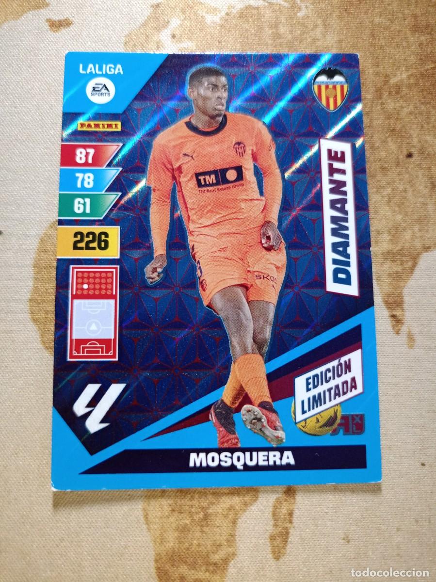 Cromos de F&uacute;tbol: # Diamante Edici&oacute;n Limitada MOSQUERA Adrenalyn 2023-24