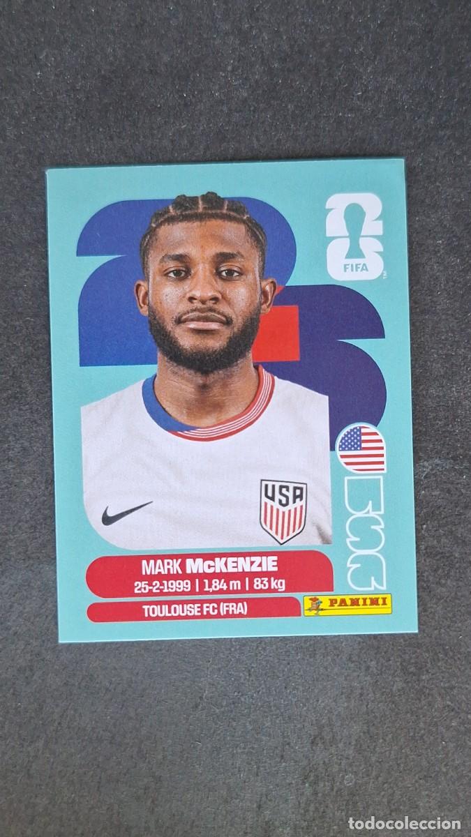 Cromos de F&uacute;tbol: L1 McKENZIE SELECCION USA 5 MUNDIAL FIFA WORLD CUP 2026 PANINI NUNCA PEGADO SIN PEGAR