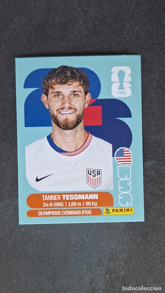 Cromos de F&uacute;tbol: L1 TESSMANN SELECCION USA 9 MUNDIAL FIFA WORLD CUP 2026 PANINI NUNCA PEGADO SIN PEGAR