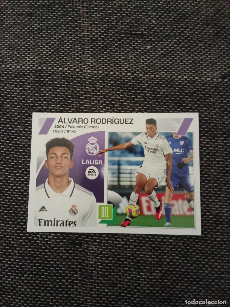 Cromos de F&uacute;tbol: 19 &Aacute;lvaro Rodr&iacute;guez real Madrid liga este 2023-24