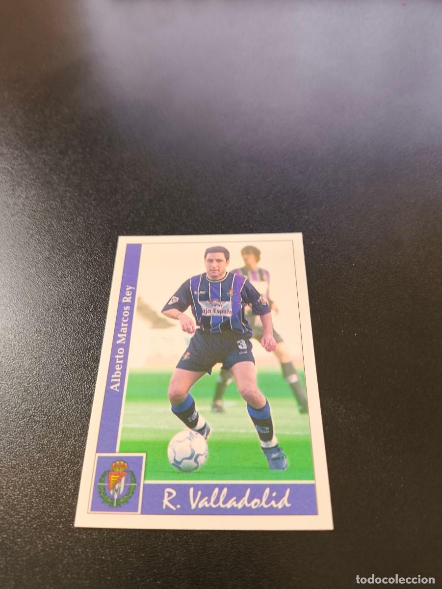 Cromos de F&uacute;tbol: 323 Marcos REAL VALLADOLID MUNDICROMO FICHAS LIGA 2001 2002 01 02 NO PANINI ESTE