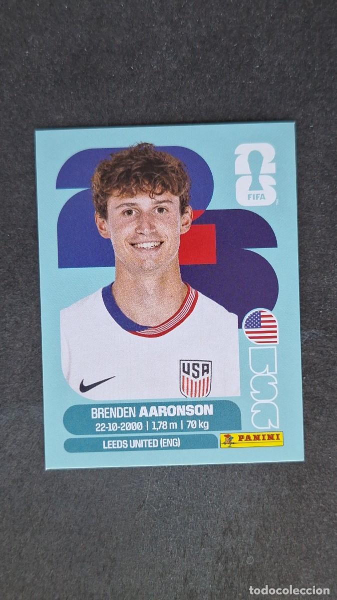 Cromos de F&uacute;tbol: L1 AARONSON SELECCION USA 17 MUNDIAL FIFA WORLD CUP 2026 PANINI NUNCA PEGADO SIN PEGAR
