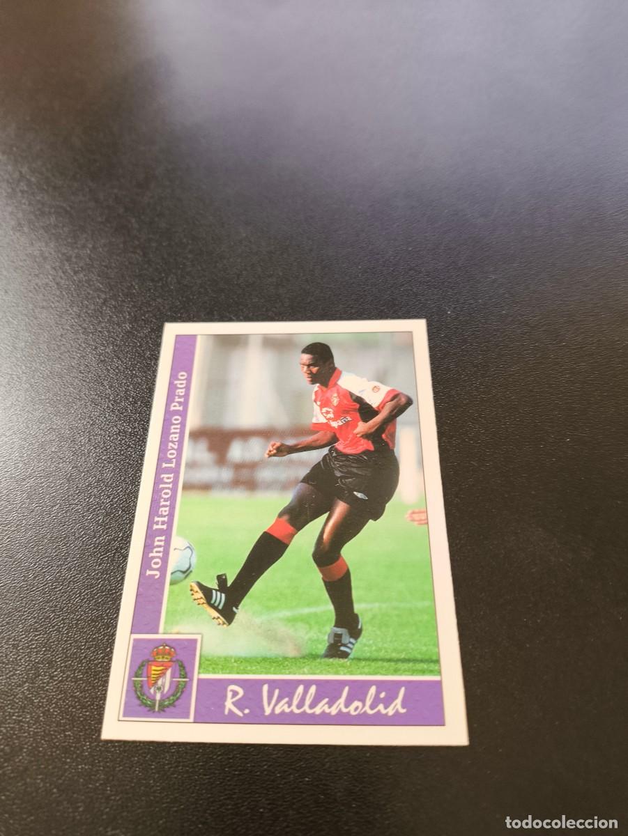 Football Stickers: 325 Harold Lozano REAL VALLADOLID MUNDICROMO FICHAS LIGA 2001 2002 01 02 NO PANINI ESTE