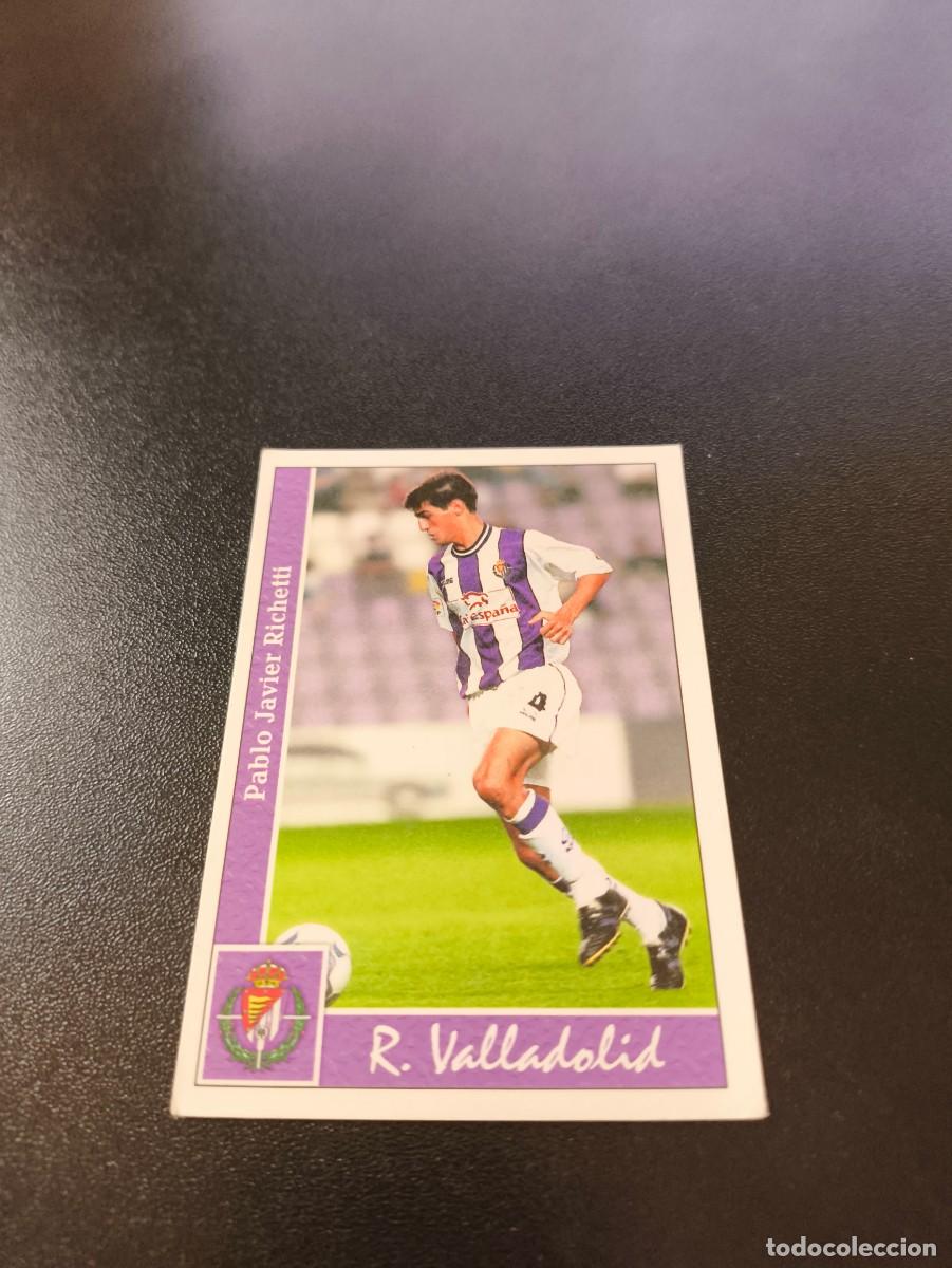 Football Stickers: 326 Richetti REAL VALLADOLID MUNDICROMO FICHAS LIGA 2001 2002 01 02 NO PANINI ESTE