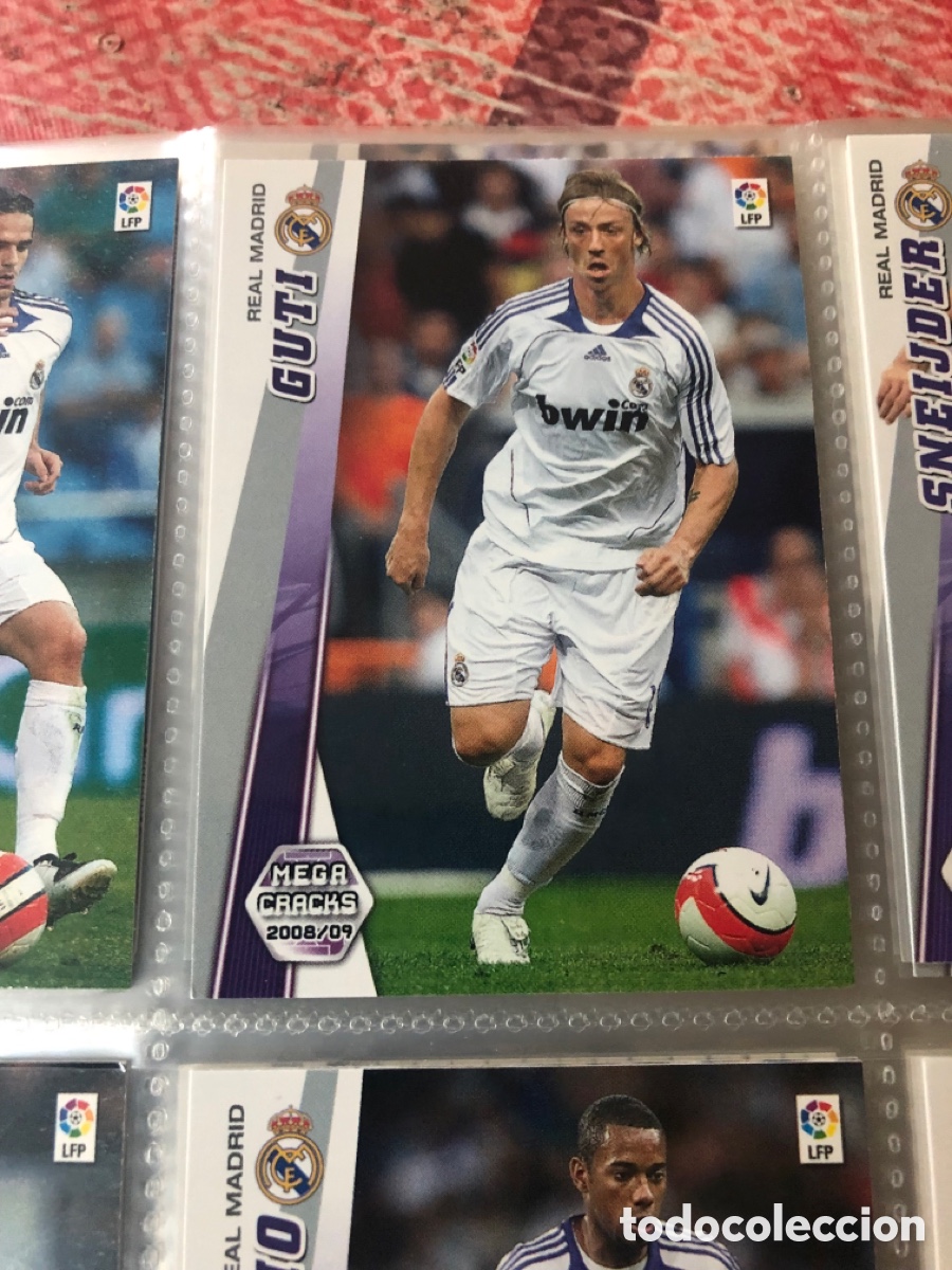 Football Stickers: Megacracks 2008 2009 guti 155 real Madrid