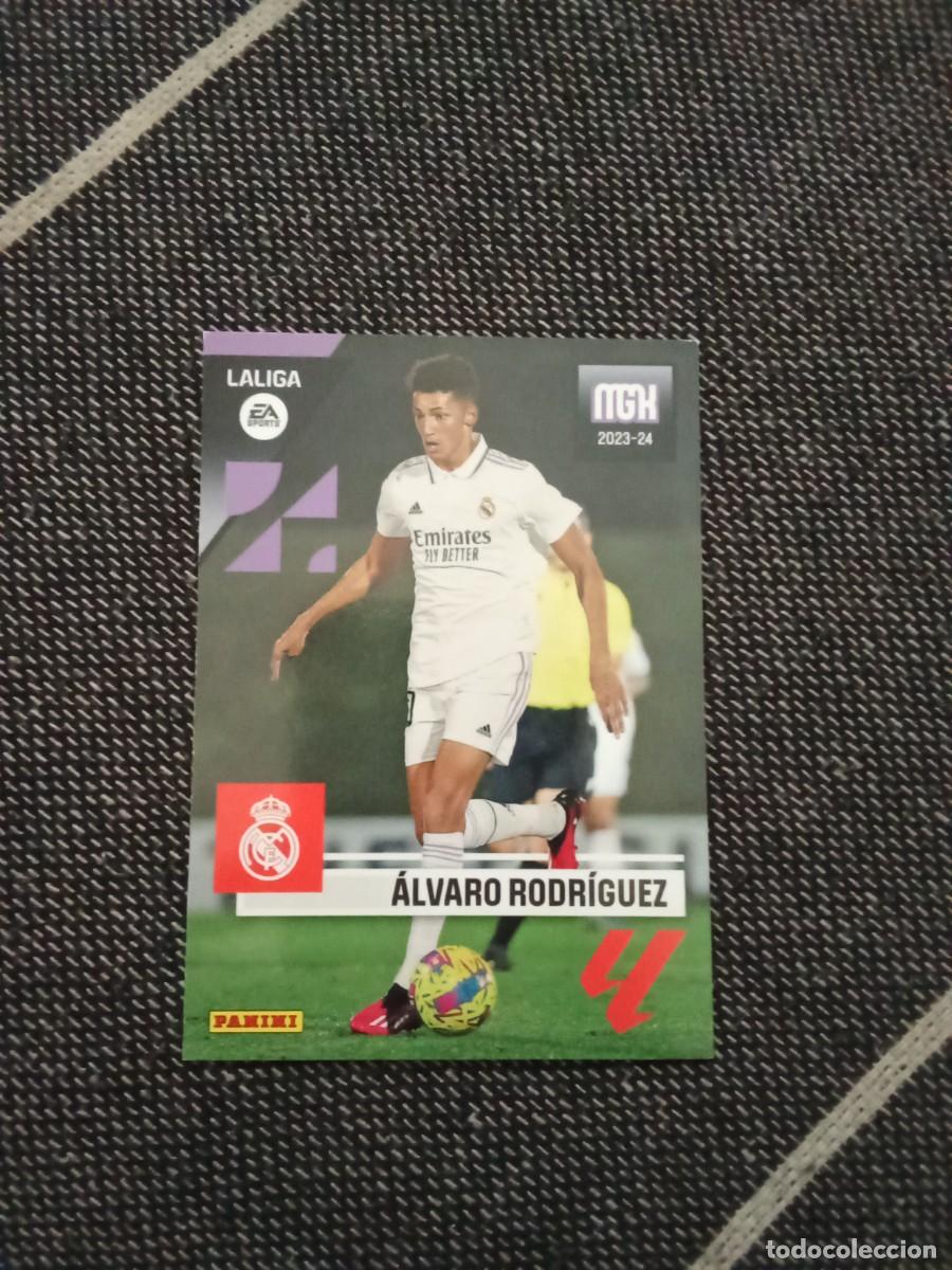 Cromos de F&uacute;tbol: 251 &Aacute;lvaro Rodr&iacute;guez real Madrid megacracks 2023-24