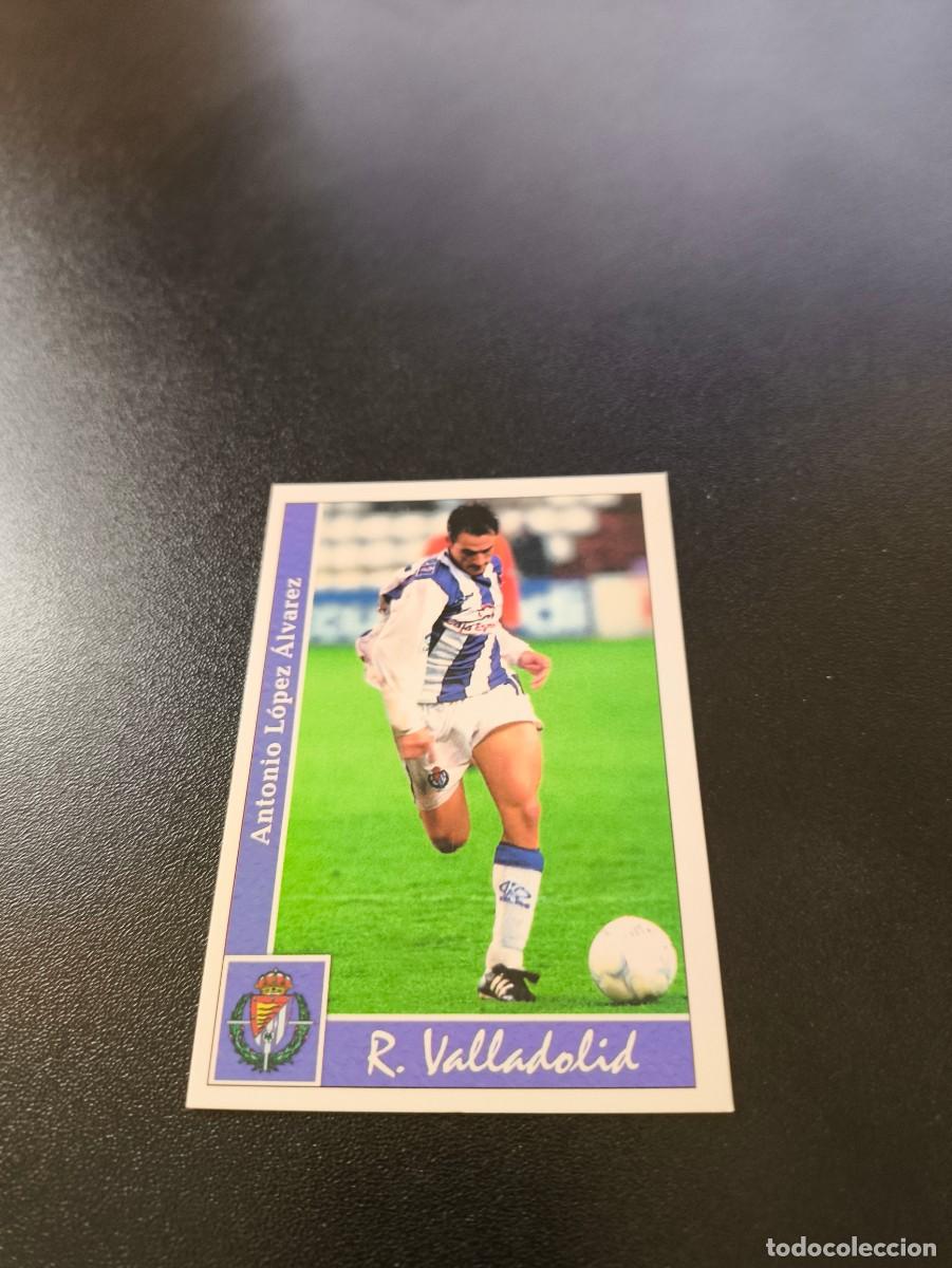 Cromos de F&uacute;tbol: 331 Antonio Lopez REAL VALLADOLID MUNDICROMO FICHAS LIGA 2001 2002 01 02 NO PANINI ESTE