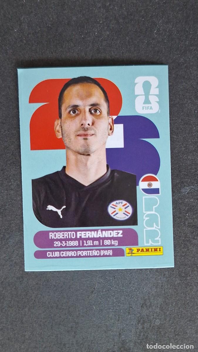 Cromos de F&uacute;tbol: L1 FERNANDEZ SELECCION PARAGUAY 2 MUNDIAL FIFA WORLD CUP 2026 PANINI NUNCA PEGADO SIN PEGAR