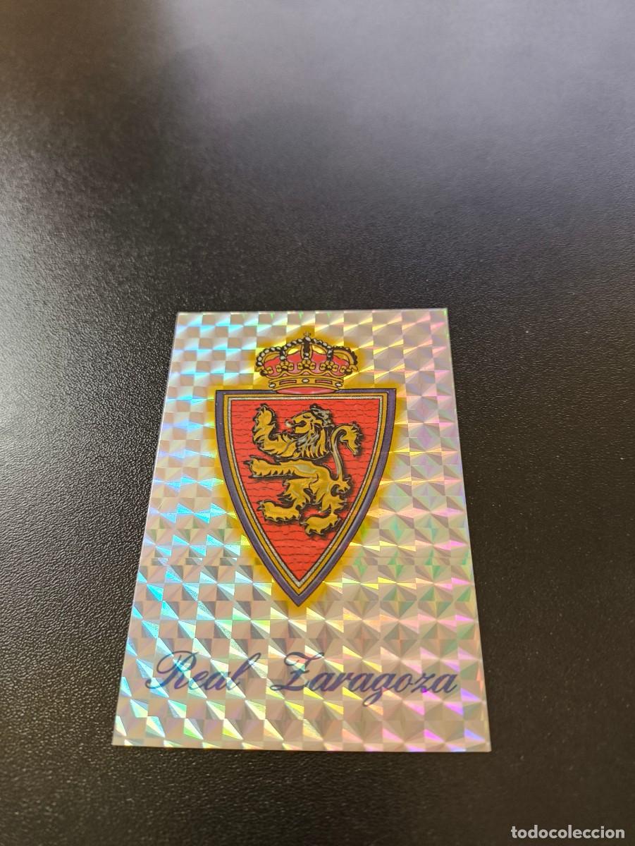 Cromos de F&uacute;tbol: 337 ESCUDO REAL ZARAGOZA MUNDICROMO FICHAS LIGA 2001 2002 01 02 NO PANINI ESTE