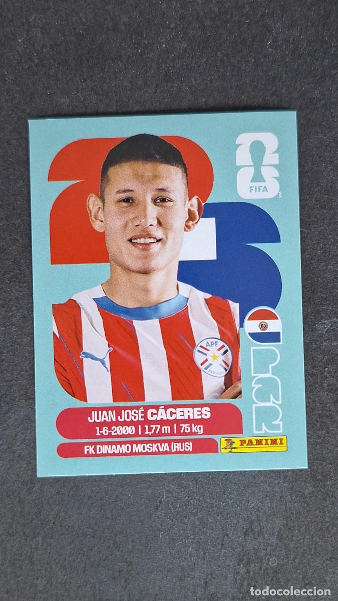 Cromos de F&uacute;tbol: L1 CACERES SELECCION PARAGUAY 6 MUNDIAL FIFA WORLD CUP 2026 PANINI NUNCA PEGADO SIN PEGAR