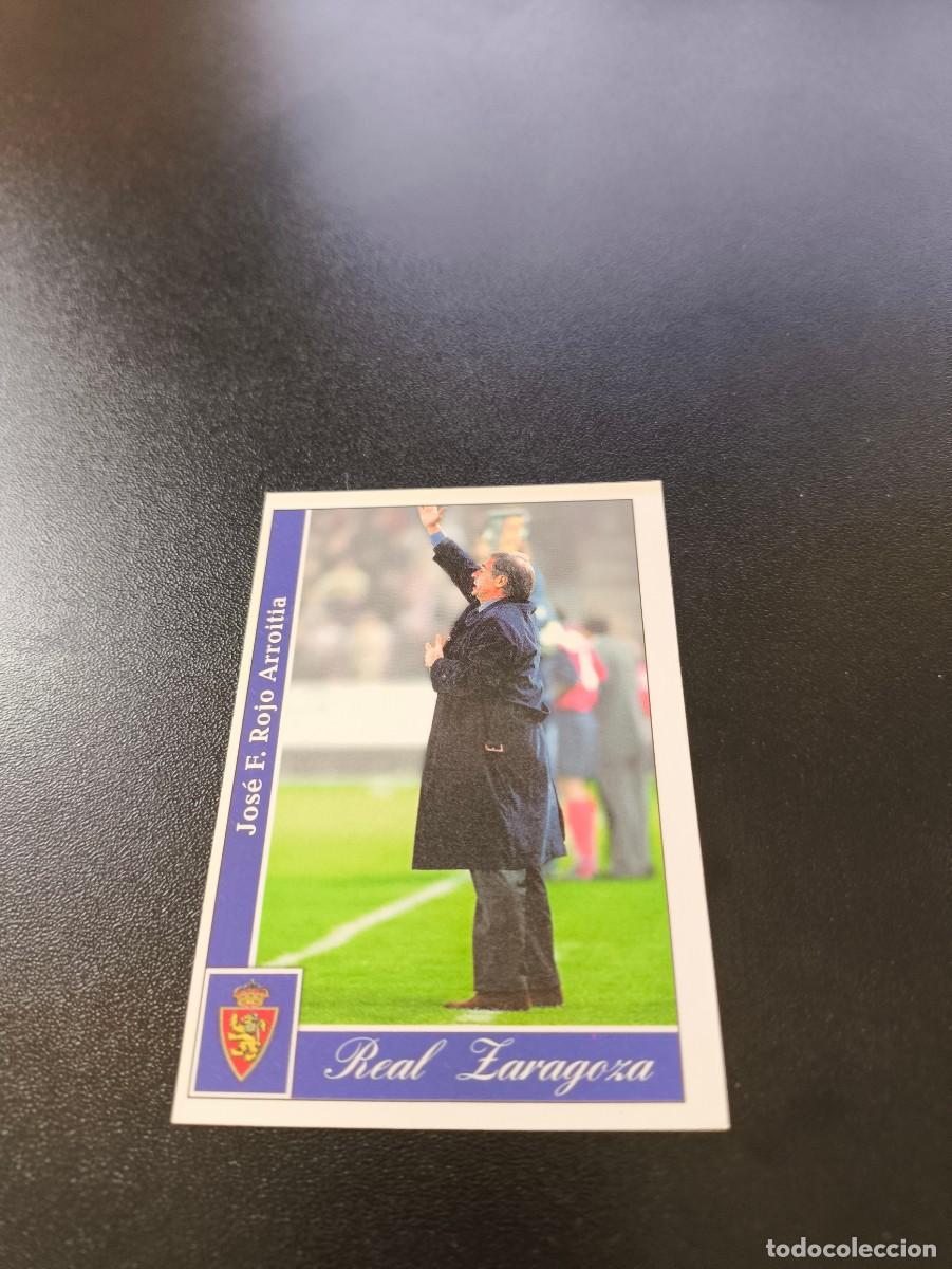 Cromos de F&uacute;tbol: 338 Txetxu Rojo ERROR REAL ZARAGOZA MUNDICROMO FICHAS LIGA 2001 2002 01 02 NO PANINI ESTE