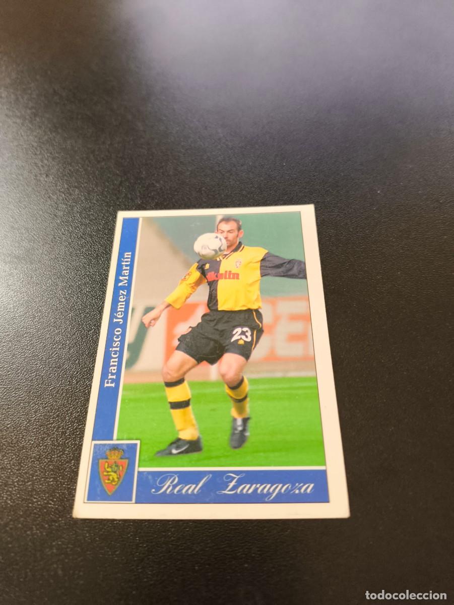 Cromos de f&uacute;tbol: 343 Paco REAL ZARAGOZA MUNDICROMO FICHAS LIGA 2001 2002 01 02 NO PANINI ESTE