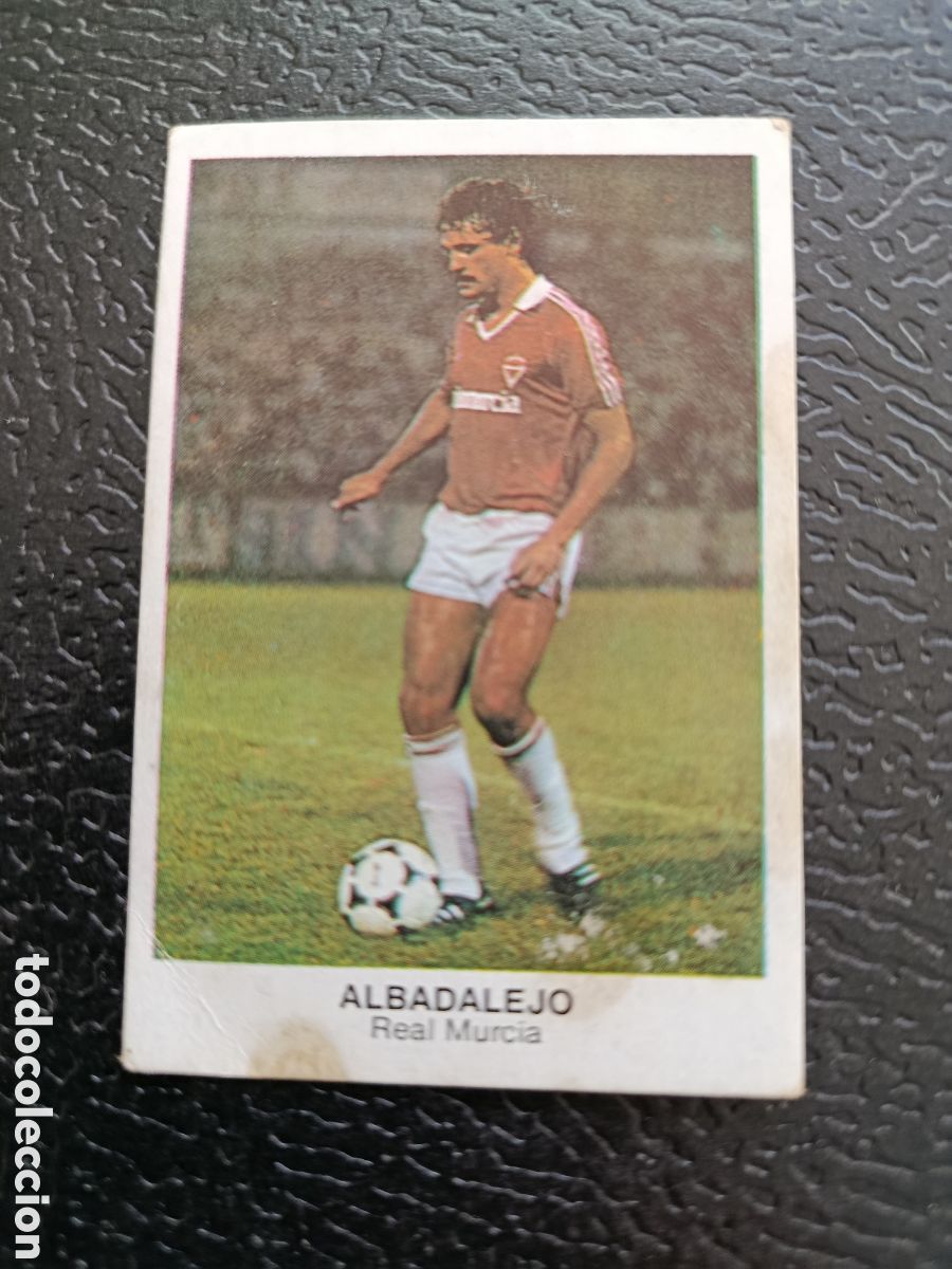 Cromos de F&uacute;tbol: ALBADALEJO MURCIA CANO 83 84 CROMO FUTBOL 83 84 LIGA - NUNCA PEGADO FICHAJE 9