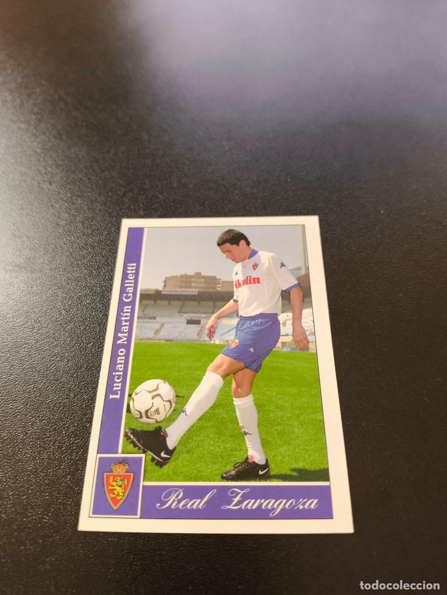 Fu&szlig;ball-Sticker: 346 Galletti REAL ZARAGOZA MUNDICROMO FICHAS LIGA 2001 2002 01 02 NO PANINI ESTE