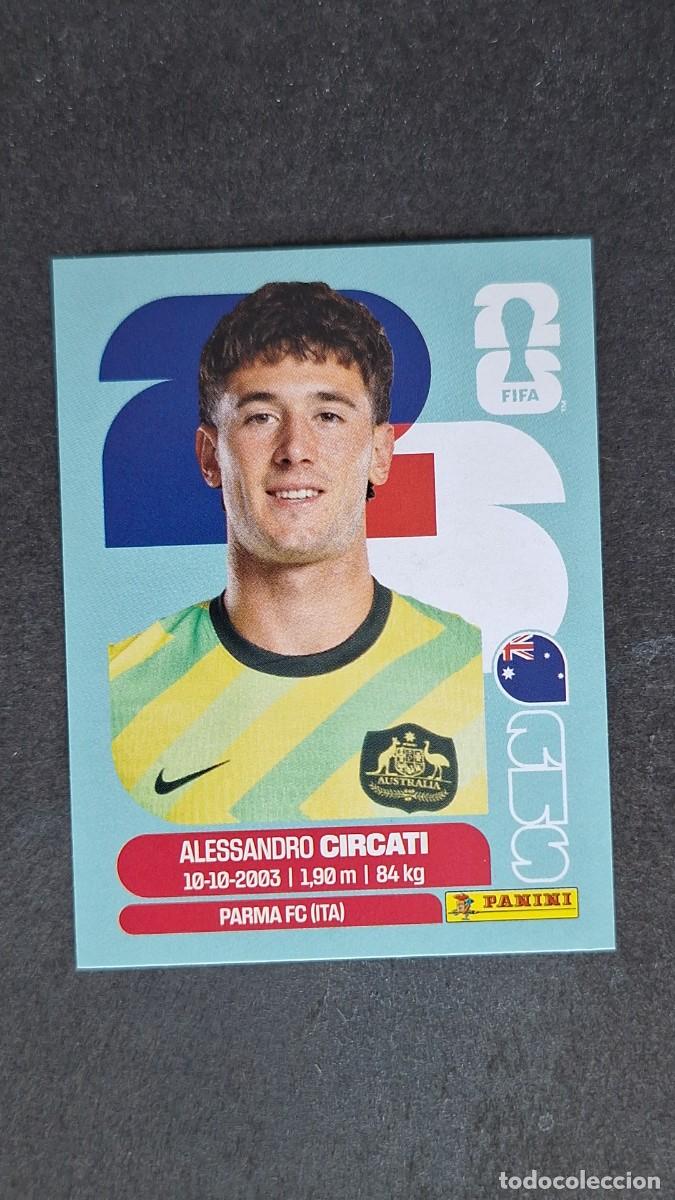 Cromos de F&uacute;tbol: L1 CIRCATI SELECCION AUSTRALIA 5 MUNDIAL FIFA WORLD CUP 2026 PANINI NUNCA PEGADO SIN PEGAR