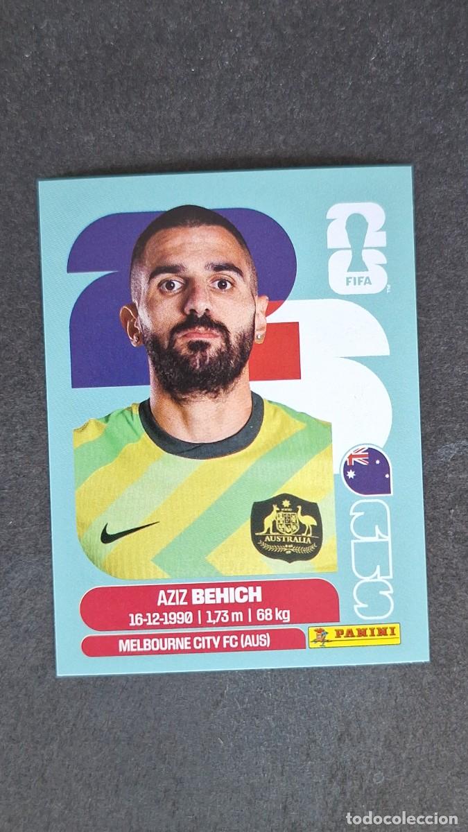 Cromos de F&uacute;tbol: L1 BEHICH SELECCION AUSTRALIA 7 MUNDIAL FIFA WORLD CUP 2026 PANINI NUNCA PEGADO SIN PEGAR