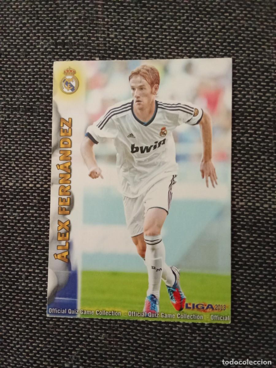 Cromos de F&uacute;tbol: 1100 Alex Fern&aacute;ndez real Madrid quiz game collection 2013