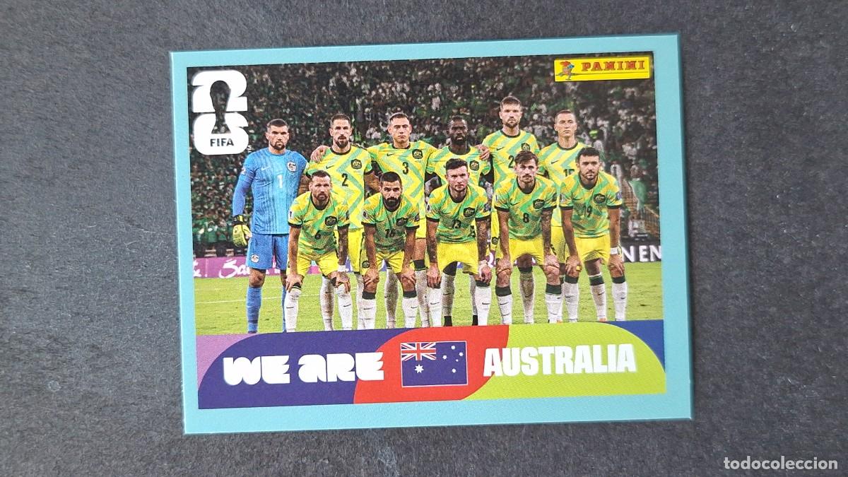 Cromos de F&uacute;tbol: L1 EQUIPO SELECCION AUSTRALIA 13 MUNDIAL FIFA WORLD CUP 2026 PANINI NUNCA PEGADO SIN PEGAR