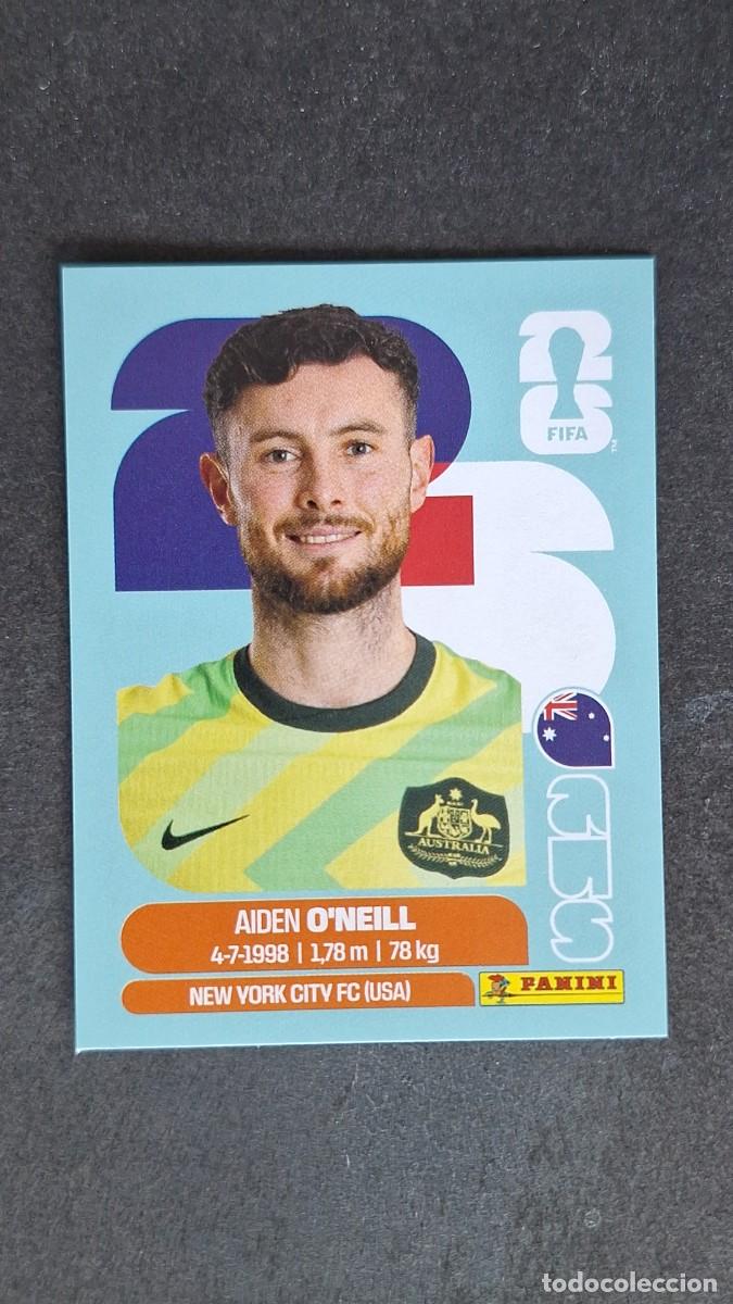 Cromos de F&uacute;tbol: L1 O'NEILL SELECCION AUSTRALIA 14 MUNDIAL FIFA WORLD CUP 2026 PANINI NUNCA PEGADO SIN PEGAR