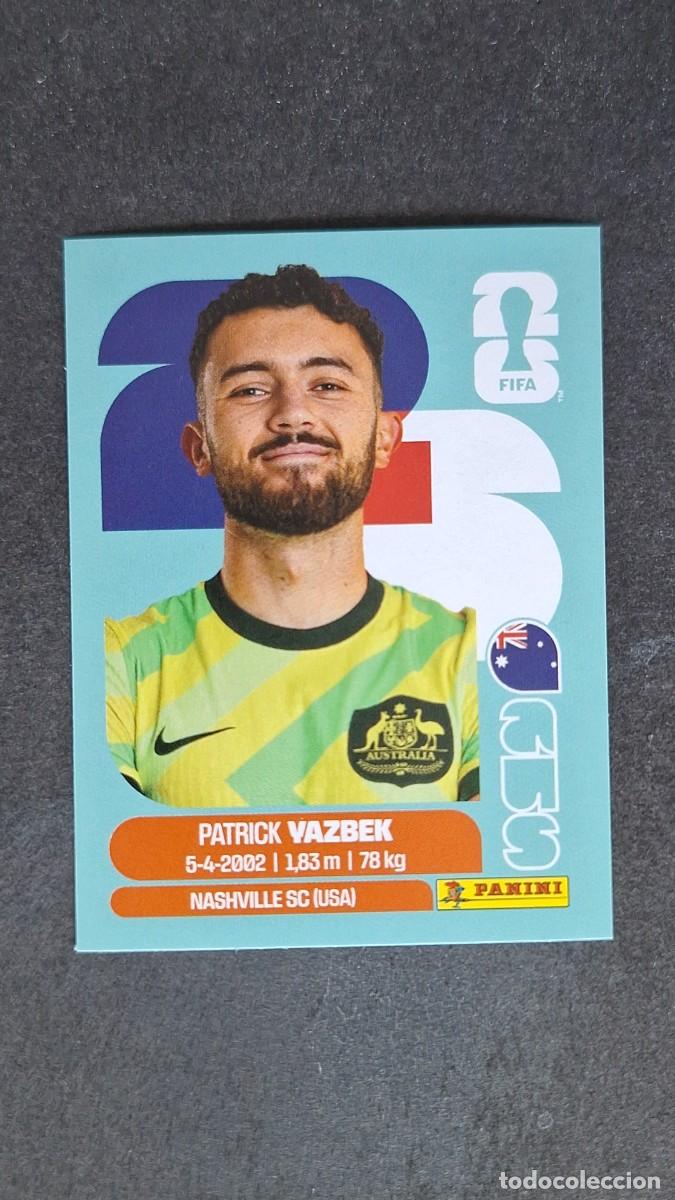 Cromos de F&uacute;tbol: L1 VAZBEK SELECCION AUSTRALIA 16 MUNDIAL FIFA WORLD CUP 2026 PANINI NUNCA PEGADO SIN PEGAR