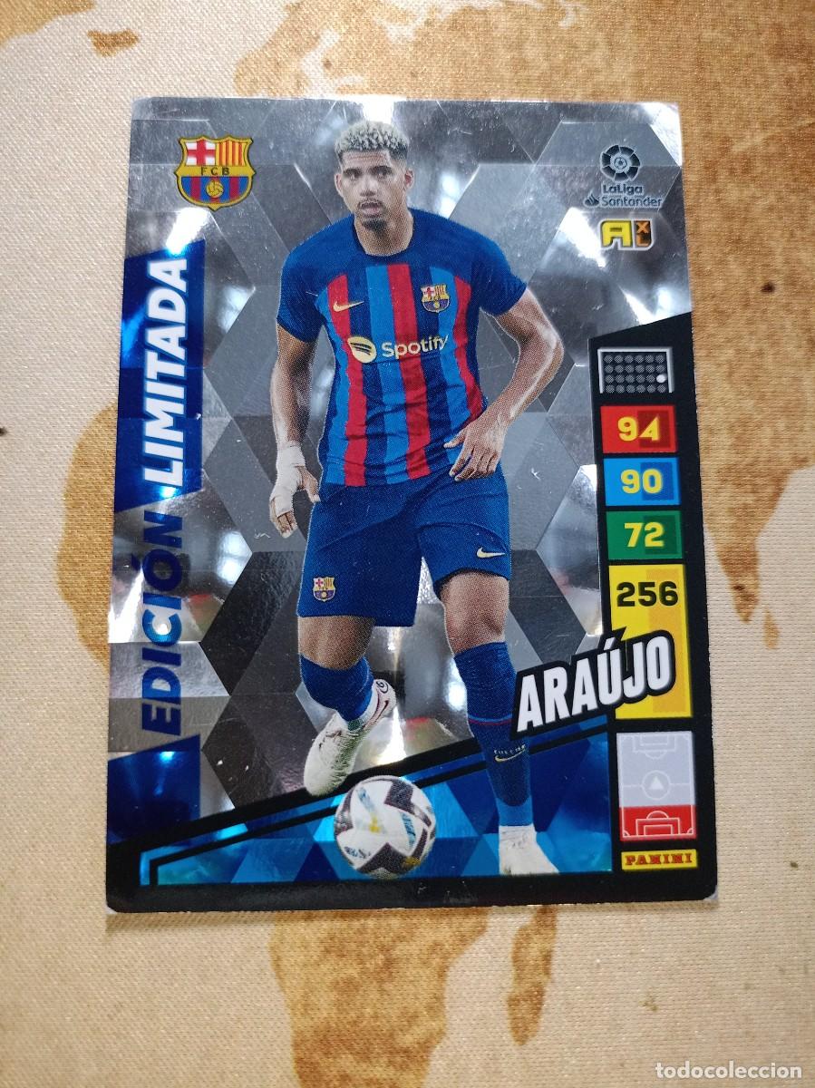 Cromos de F&uacute;tbol: # Edici&oacute;n Limitada ARAUJO Adrenalyn 2022-23