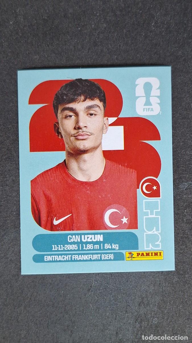 Cromos de F&uacute;tbol: L1 UZUN SELECCION TURQUIA 17 MUNDIAL FIFA WORLD CUP 2026 PANINI NUNCA PEGADO SIN PEGAR
