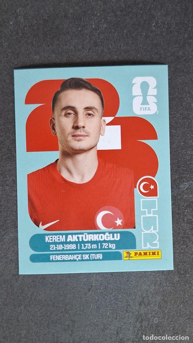 Cromos de F&uacute;tbol: L1 AKT&Uuml;RKOGLU SELECCION TURQUIA 19 MUNDIAL FIFA WORLD CUP 2026 PANINI NUNCA PEGADO SIN PEGAR